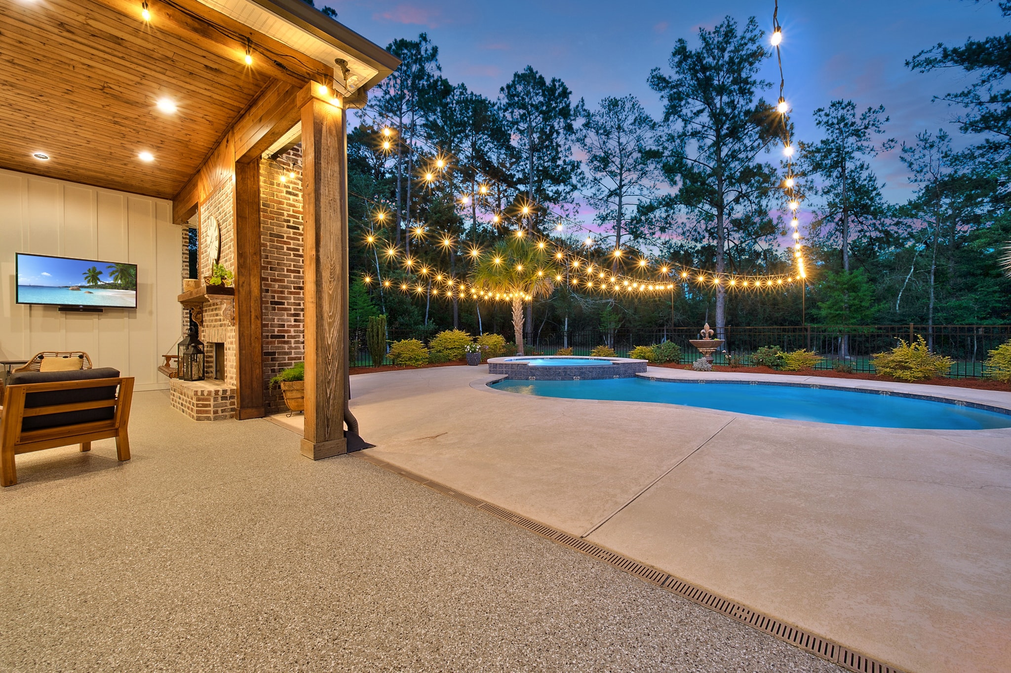 Twilight exterior